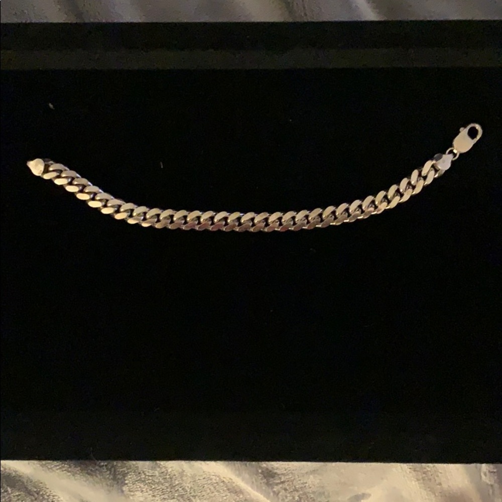 Sterling Silver Cuban Link Bracelet